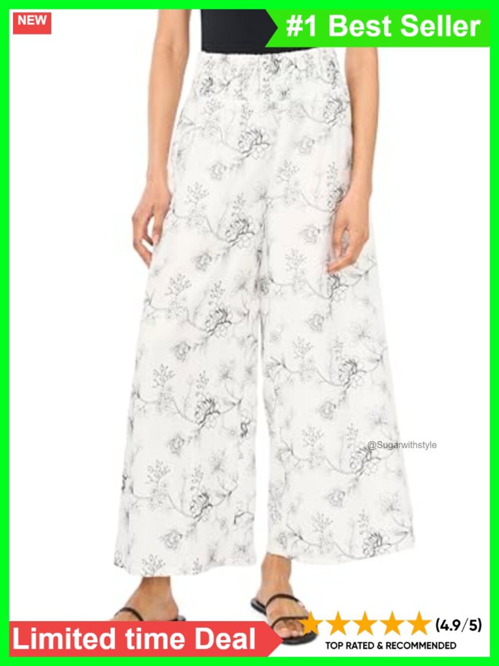 Women's Cropped Wide Leg Pants Relaxed Silhouette Everyday Styling